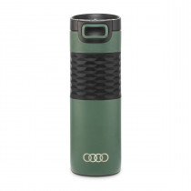 Audi Isolierbecher Edelstahl grün Thermobecher Becher Kaffeebecher 3292500110