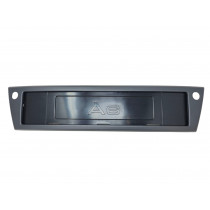 Audi A6 Blende für Kennzeichen Grau Kennzeichenblende 4F0807285F 1QP