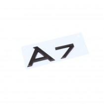 Audi A7 Schriftzug Schwarz Emblem Logo Hinten Heckklappe 4K8071803 Heck Original 