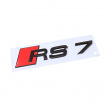 Audi RS7 Schriftzug Schwarz Emblem Logo Hinten Heckklappe 4K8 853740 T94 Heck