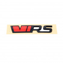 Skoda VRS Schriftzug Schwarz Feuerrot Hinten Heckklappe RS Black Edition Original Tuning Karoq