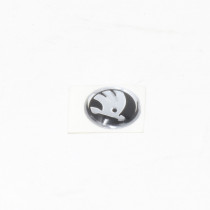 Skoda Schlüssel Emblem Logo Zeichen Key Schriftzug Autoschlüssel 5E0837891