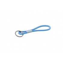 VW Golf Schlüsselanhänger hellblau Anhänger Key Chain Kordel 5HG087010 3H1