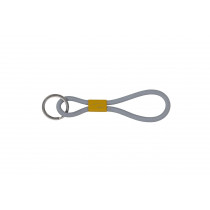 VW Golf Schlüsselanhänger grau Anhänger Key Chain Kordel 5HG087010 8XP