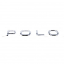 VW Polo 6 Schriftzug Heckklappe hinten Chromglanz Emblem Logo 6N5853687 2ZZ