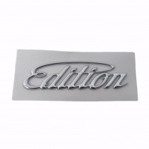 Skoda Edition Schriftzug Silber Emblem Logo B-Säulen Plakette 6V0853433A 2ZZ