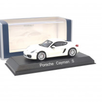 Porsche Cayman S 2013 White 1:43 Modellauto Miniatur Weiß 1/43 Norev 750037 Original