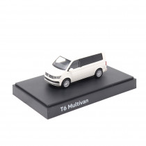 Modellauto VW T6 Transporter Candy-Weiß