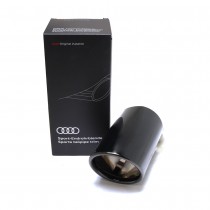 Audi Q2 Sport Endrohrblende Schwarz Chrom 81A071771A Auspuffblende Endrohr Zubehör