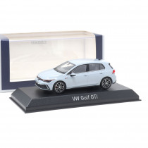 VW Golf 8 GTI 2020 1:43 Modellauto Miniatur 1/43 Grau Grey Norev 840137 8er Mondsteingrau
