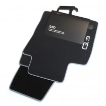 Audi Q3 8U Textilfußmatten Premium 2 tlg. Velours Stoffmatten vorn Satz NEU Original 8U1061275 MNO Zubehör