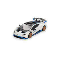 Lamborghini Huracán STO Bianco Asopo 2023 1:64 Mini GT Modellauto MGT00788-L