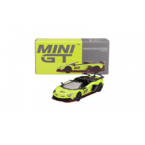 Lamborghini Aventador SVJ 63 Roadster Verde Shock 2022 1:64 Modellauto MGT00887