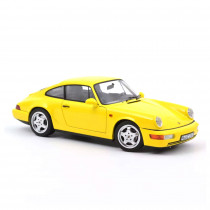 Porsche 911 Carrera 2 1:18 Modellauto Miniatur 1/18 Yellow Gelb 1992 187328 Norev