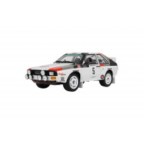 Audi Sport Quattro White J. Buffum Olympus Rally 1986 1:18 Modellauto OT1159