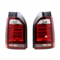 VW Original T6 LED Rückleuchten abgedunkelt Schlussleuchten SET links rechts 7E0945207F 7E0945208H