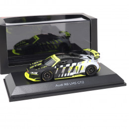 Audi R8 LMS GT2 Modellauto 1:43 Schwarz Gelb 5022000231 Miniatur Modell Original Minimax