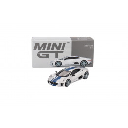 Jaguar C-X75 Silver 1:64 Modellauto Mini Gt MGT00960-L