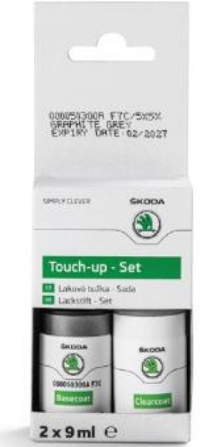 Skoda Lackstiftset Graphit Grau Metallic F7C Lackstift 000050300A F7C