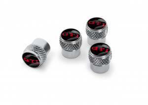 VW GTI Ventilkappen Gummi- und Messingventile Kappen 000071205Q