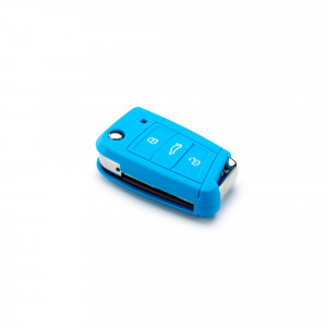 Schlüsselcover VW Key Cover Hellblau Schlüsselhülle Silikon 000087012AN3H1