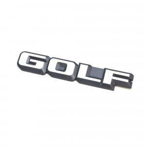 Original Golf 2 MK2 Schriftzug Heck Emblem Schwarz Weiß 191853687F QK6