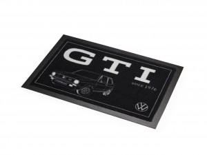 VW GTI Bodenschutzmatte Bodenmatte Fußabtreter Vorleger Schwarz 1K6087703A