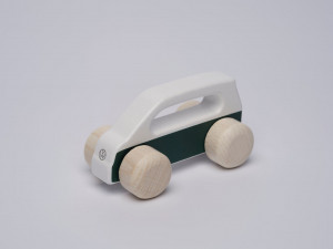 VW ID.Buzz Spielzeugauto Holz Auto Weiß Grün 1T3087511A