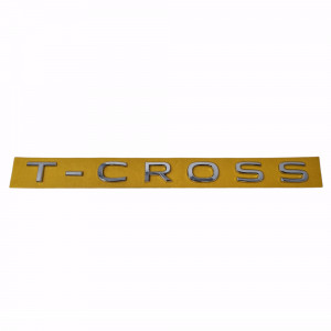 VW T-Cross Schriftzug Chrom Emblem Logo Heckklappe Hinten 2GM853687A 2ZZ