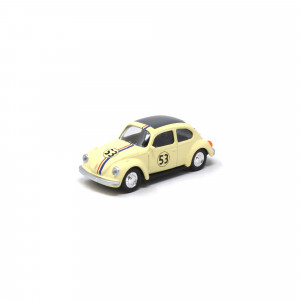 VW Käfer Beetle N°53 Herbie 1:64 Norev 310502 1/64 Modellauto Miniatur Nr. 53 Original Weiß