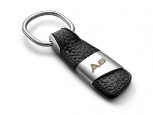 Audi A6 Leder Schlüsselanhänger Rindsleder Key Ring Kollektion 2014 3181400206