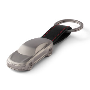 Audi Schlüsselanhänger e-tron GT Skulptur Anhänger Key Ring Edelstahl 3182100100