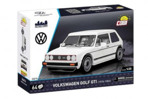 VW Golf 1 GTI Bausatz 1:35 Lizenzartikel von Cobi Weiß 3B1099320D 084