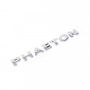 PHAETON Schriftzug Heckklappe chrom hinten Original VW Phaeton 3D0853687A
