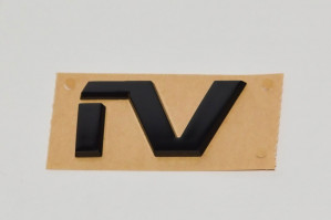 Skoda IV Schriftzug schwarz Logo Emblem 3P0853687F 041