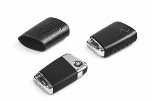 Skoda Kodiaq Superb Schlüsselcover Leder Schwarz Schlüsselhülle 3V0087012B
