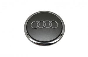 Audi Nabenkappe Grau Metallic Felgendeckel Nabendeckel 4B0601170A 7ZJ