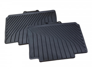 Audi e-tron Allwetterfußmatten Hinten Fußmatten Gummimatten Gummifußmatten Matten 4KE061511A 041