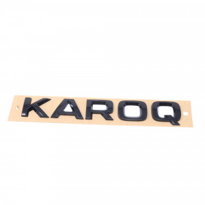 Skoda Karoq Schriftzug Schwarz Emblem Logo Heckklappe Hinten 57A853687D 041