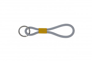 VW Golf Schlüsselanhänger grau Anhänger Key Chain Kordel 5HG087010 8XP