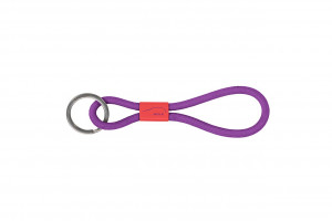 VW Golf Schlüsselanhänger lila Anhänger Key Chain Kordel 5HG087010 HTF