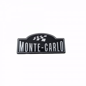 Skoda Monte Carlo Schriftzug B-Säule Plaketten Logo Emblem 5JJ853041A TW4