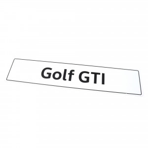 GOLF GTI Kennzeichenschild 51,8 x 11cm 