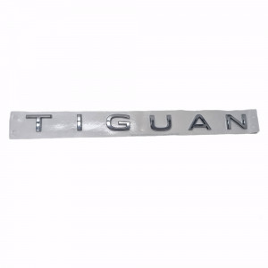Original VW Tiguan II MQB R-Line Schriftzug Set Emblem chrom