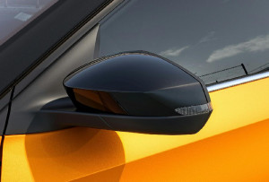 Skoda Fabia Spiegelkappen rechts links schwarz glänzend 6VA072530A F9R