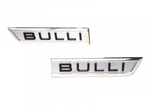 VW Original T6 Transporter Schriftzug Bulli Emblem Logo Aluminium matt Set