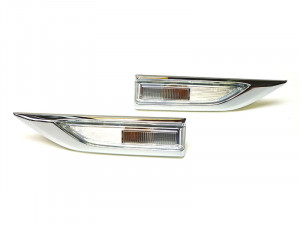 VW Original T6 Blinker verchromt 7E0949101A 102A links rechts SET Kotflügel