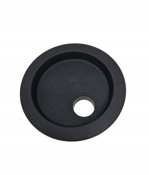 VW Campmobil Transporter Aufnahme Verzuröse Satin Schwarz 7H0863467 9B9