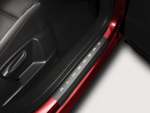 Seat Alhambra Einstiegsleisten Schutzfolie Schwarz Schweller Folie Schutz  Zubehör