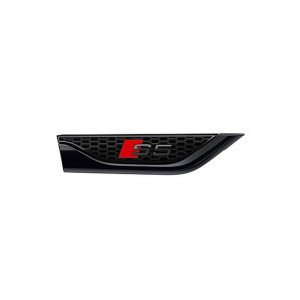 Audi S5 Schriftzug Schwarz Emblem Logo 8W6071807F rechts